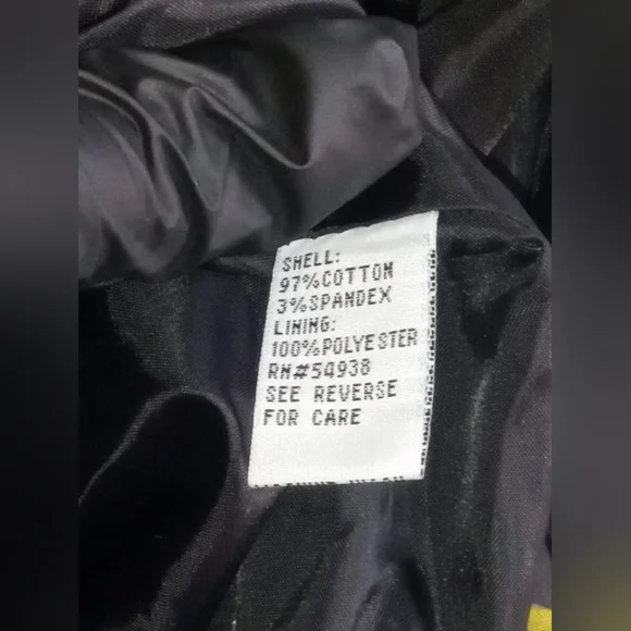 Appraisal Brushstroke Yellow Black White Short Trench Coat Mad Men Office Casual - Picture 7 of 10